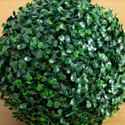 8" UV Resistant Artificial Boxwood Ball, Set of 4