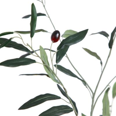 6' Artificial Slim Minimalist Olive Tree