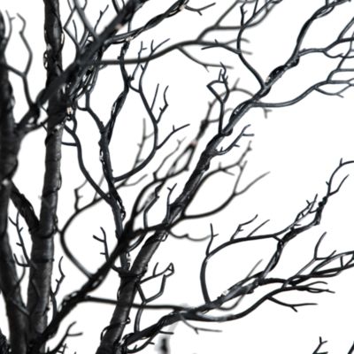 7' Pre-Lit Halloween Minimalist Twig Artificial Fall Tree