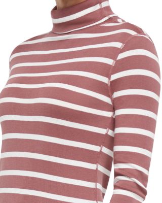 Striped Turtleneck Long Sleeve Tee