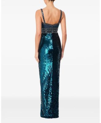  Only You Embellished Draped Maxi Dress