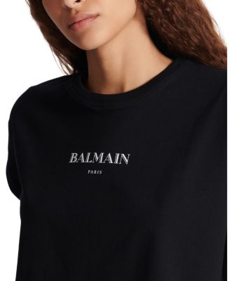 Cropped T-Shirt with Print