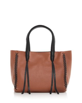 Caramel Mini Leather Tote