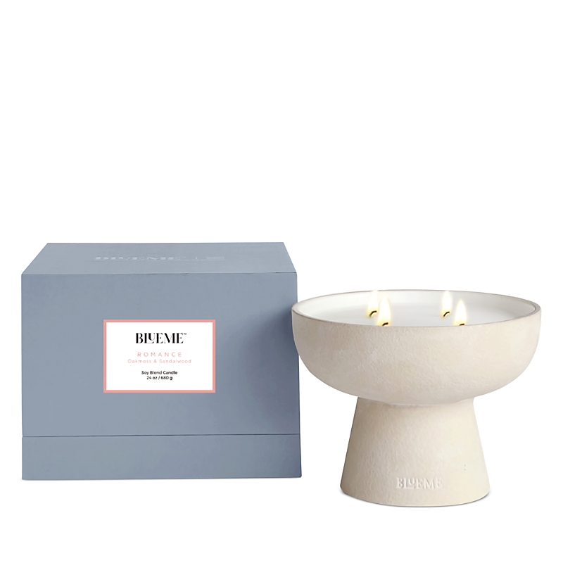 Blueme Romance Oakmoss & Sandalwood Soy Blend Candle 24 oz.