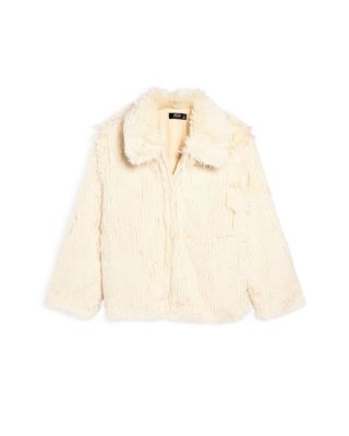 Girls' Faux Fur Jacket, Big Kid - Exclusive