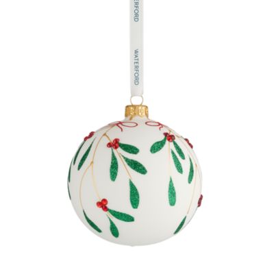 Holiday Heirlooms Mistletoe Bauble Ornament
