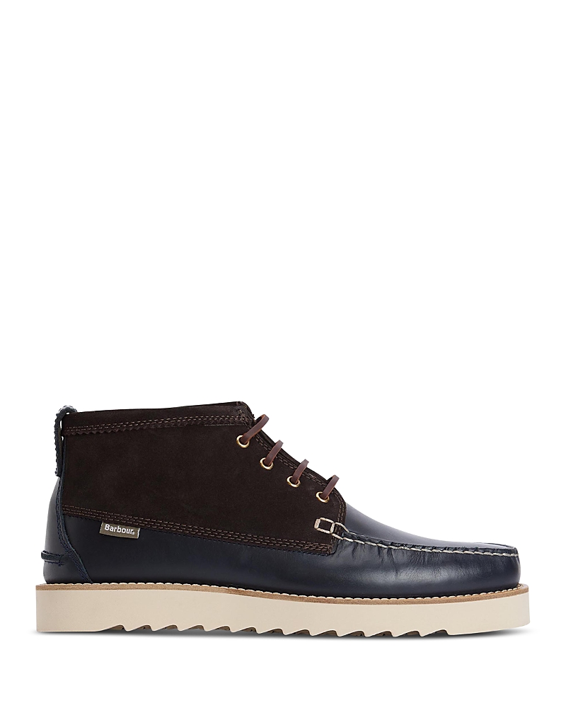 Barbour Suede Panel Lace-up Shoes In Multi