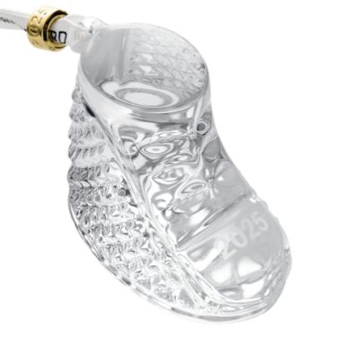 2025 Annual Crystal Baby's First Boot Ornament