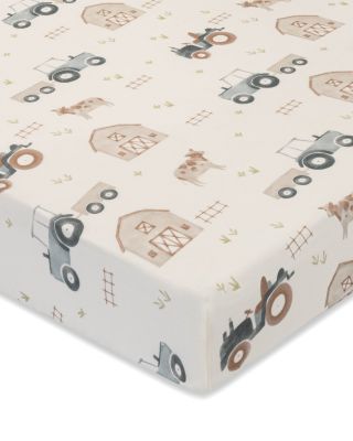 Crane Baby Unisex Charlie Fitted Crib Sheet