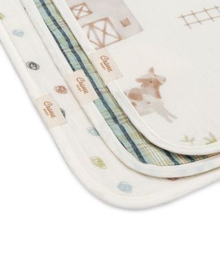 Charlie Burp Cloth Set, 3 Pack
