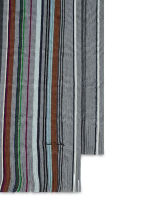 Ivan Striped Merino Wool Scarf