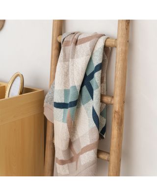 Unisex Charlie Farmhouse Knitted Plaid Blanket