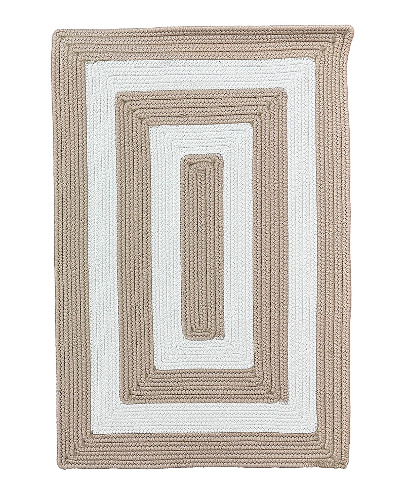 Capel Timeless Indoor/outdoor 0160q Concentric Area Rug 9'2x13'2 In Brown