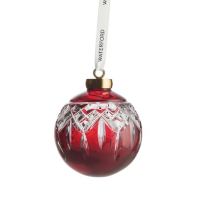 Lismore Bauble Ornament - Red