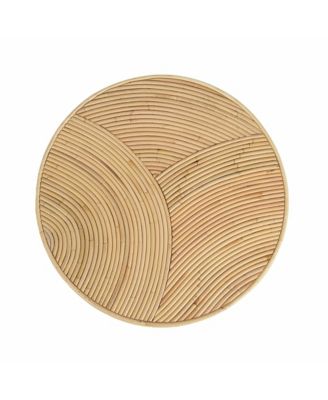 Matea Rattan Cross Side Table