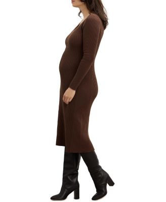  The Dasha Maternity Sweater Dress