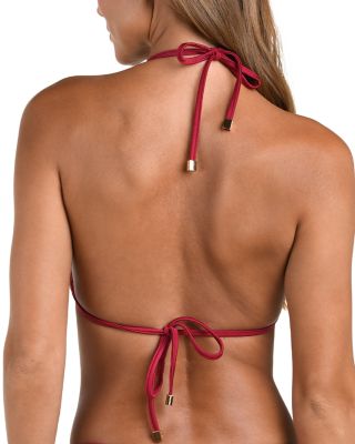 Annabelle Lace Solids Triangle Bra Bikini Top