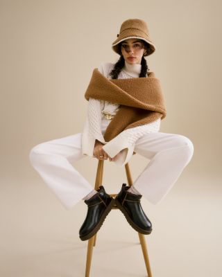 UGGfluff Scalloped Hat