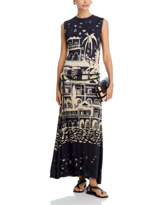 Cardinal Direction Maxi Dress