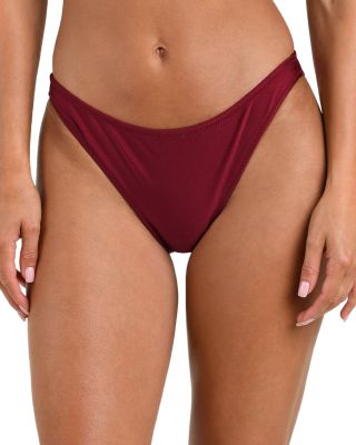 Jean Shimmer Scoop Front Bikini Bottom