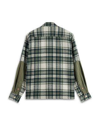 Relaxed Fit Button Front Shirt Jacket