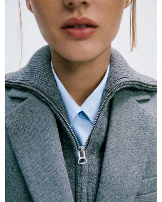 Frank Knit Combo Blazer