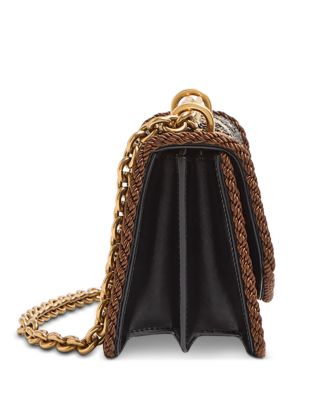 Vain Small VLogo Beaded Shoulder Bag