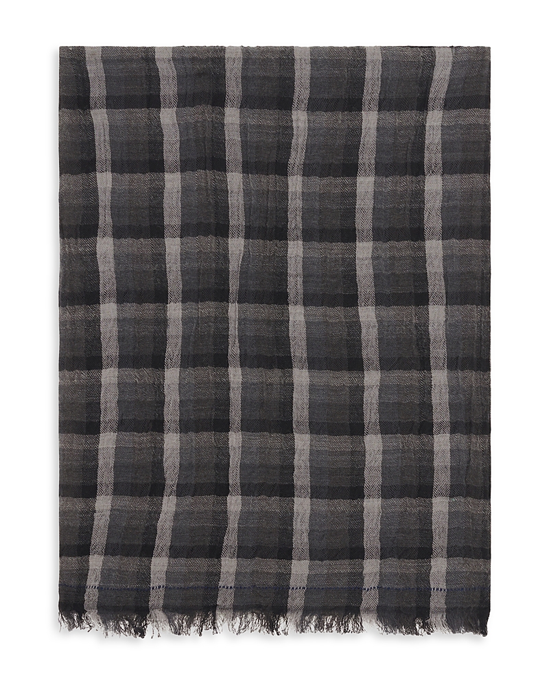 Gerard Darel Rielle Plaid Scarf In Gray