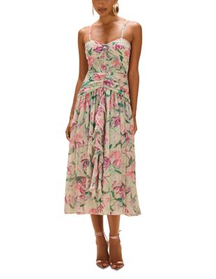 Honey Flower Midi Dress