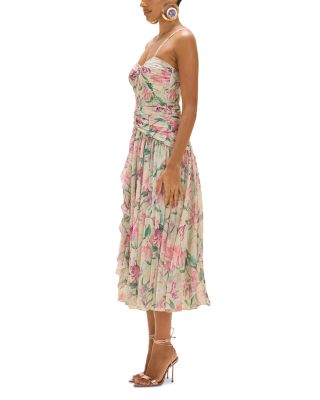 Honey Flower Midi Dress