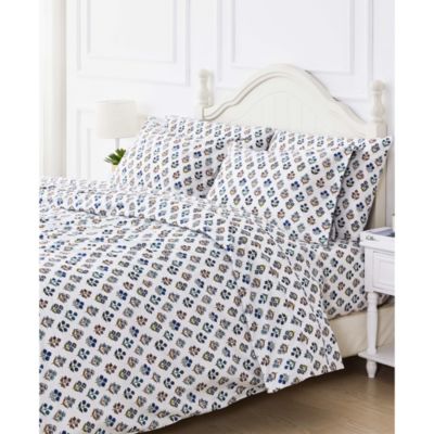 Sumita Floral Percale Duvet Cover Set