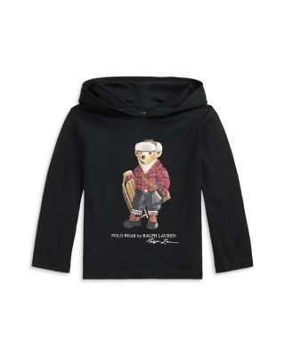 Boys' Polo Bear Cotton Hooded Tee - Little Kid