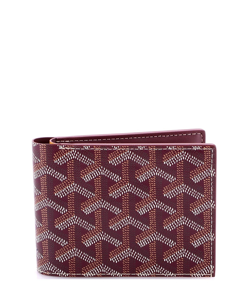 Pre-owned Pre-owned Goyard  Goyard Victoire Wallet Coated Canvas In Red