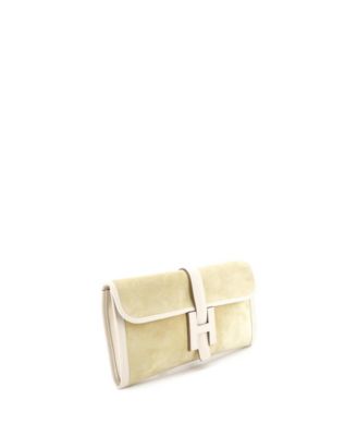  29 Jige Elan Clutch Doblis Suede
