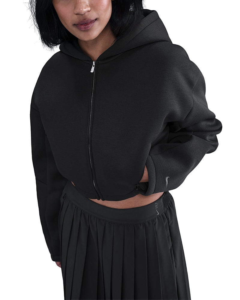 Nike W Nsw Pregame Flc Fz Sweatshirt In Black