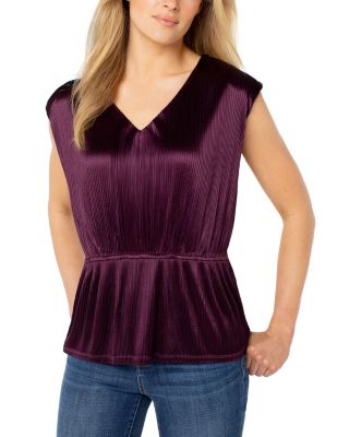 Dolman Sleeve Peplum Hem Top