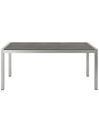Shore Outdoor Patio Aluminum Dining Table