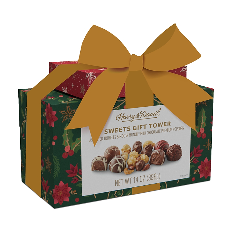 Harry & David Holiday Sweets 2 Box Tower