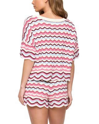 Sunchaser Scalloped Cover Up Shorts