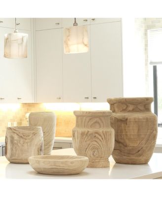 Laurel Wooden Decorative Bowl, Small