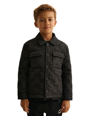 Boys' Long Sleeved Batman Quilted Jacket - Little Kid, Big Kid