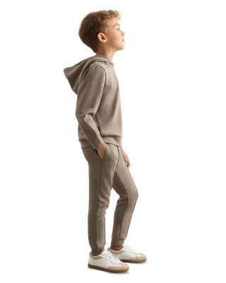 Boys' Long Sleeved Interlock Hoodie - Big Kid
