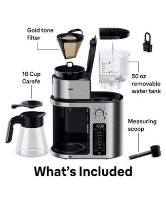 Braun MultiServe Plus 10- Cup Drip Coffee Maker with Cold Brew