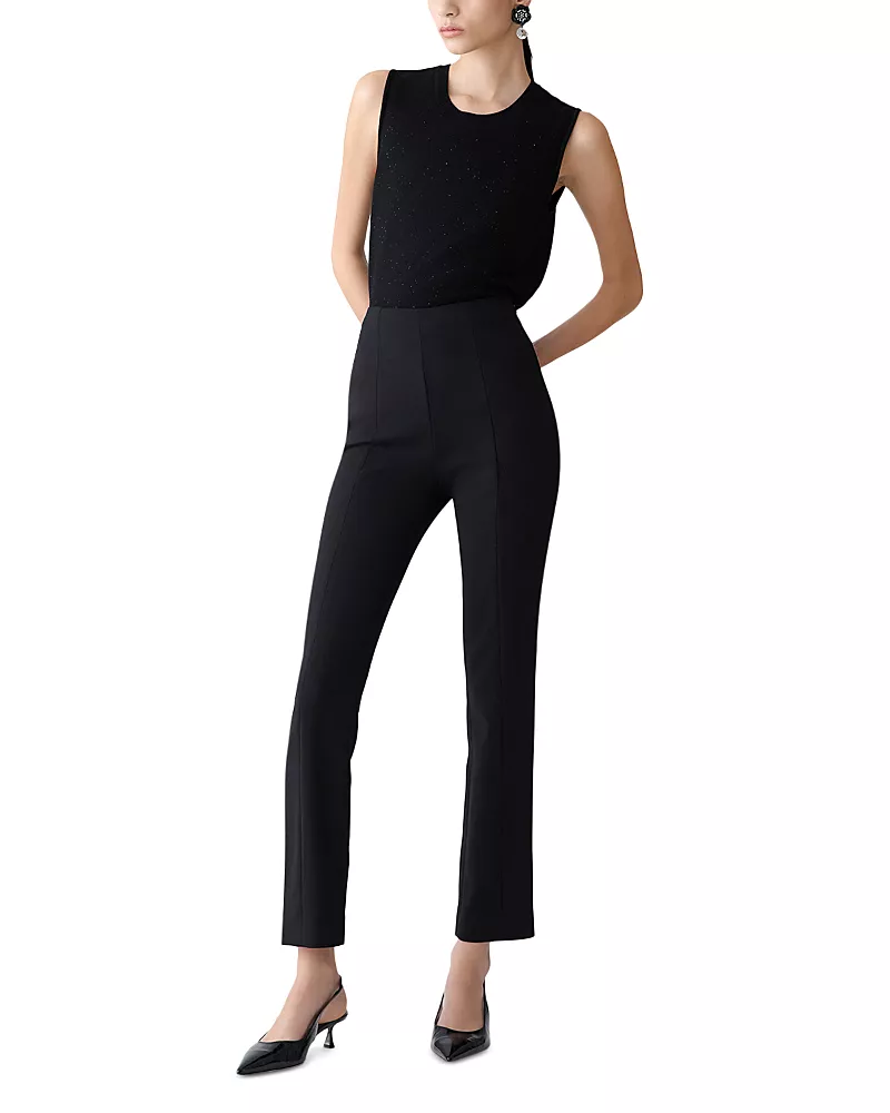 Carolina Herrera Wool Blend Sleeveless Crewneck Tank