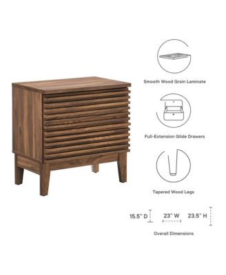  Render Two-Drawer Nightstand