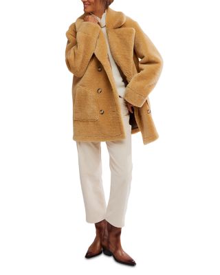 Mari Reversible Aviator Coat