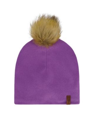  Girls' Mid-Season Jersey Removable Pompom Hat - Baby