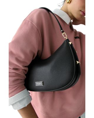 Liv Pebbled Leather Convertible Shoulder Bag