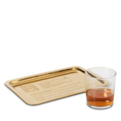 Nantucket Negroni Brass Finish Tray
