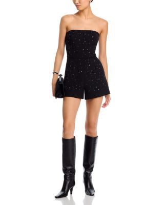 Estella Crystal Crepe Romper